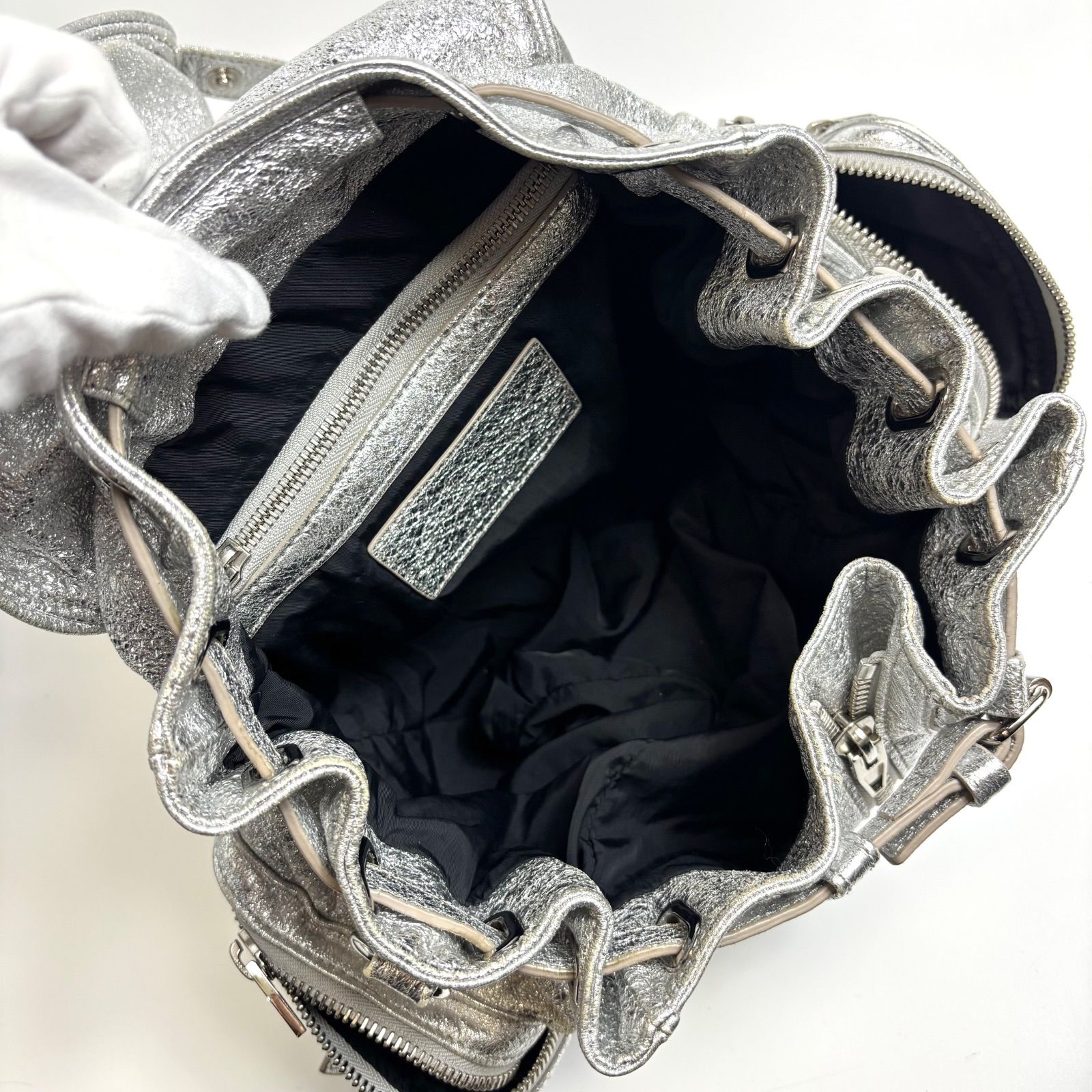 ALEXANDER WANG アレキサンダーワン Zip Detail All Leather 3Way Bag