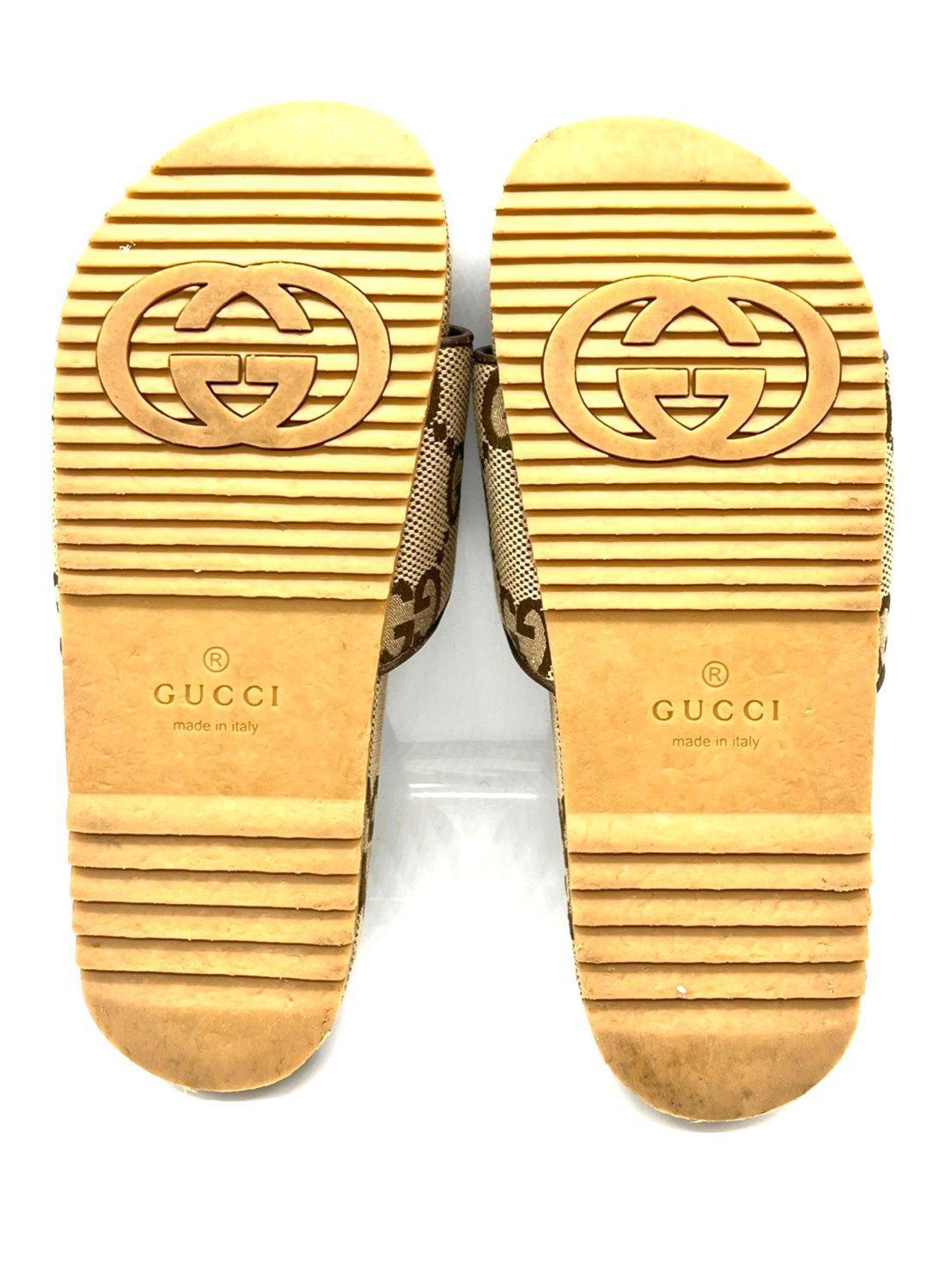 良品】GUCCI グッチ ジャンボ GGキャンバス スライドサンダル サイズ8 