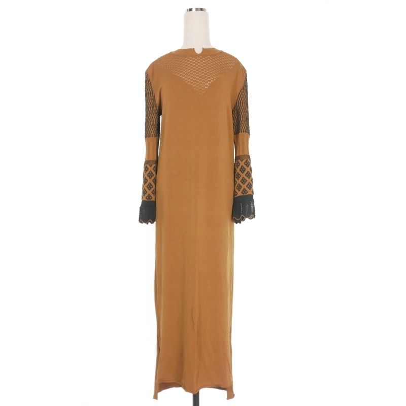 ワンピース Mame Kurogouchi ニットワンピース マメ 19AW