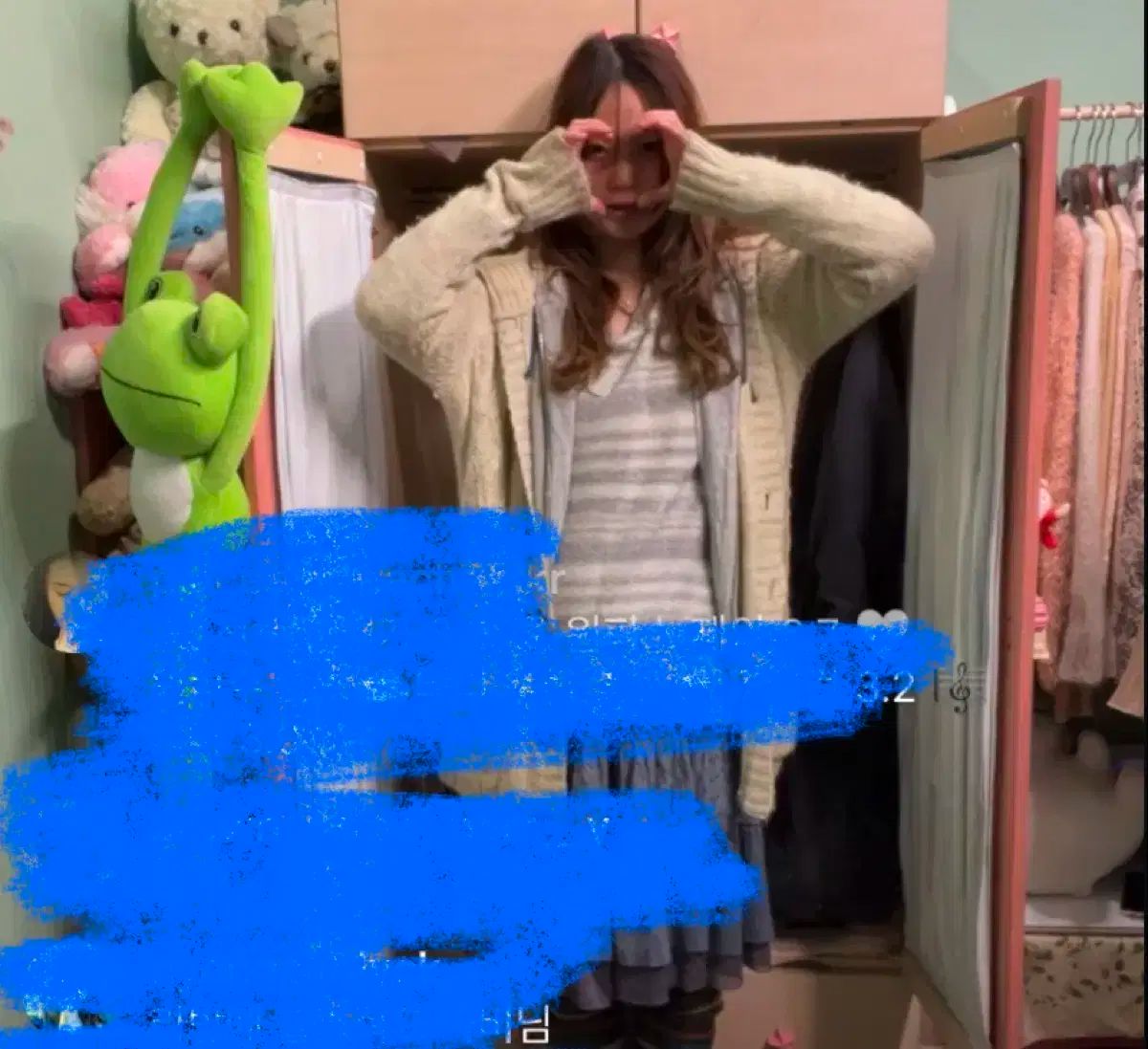 カモメサンセット コーディネートセット 中にニットワンピースなし