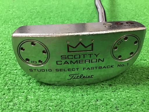 タイトリスト SCOTTY CAMERON STUDIO SELECT FASTBACK 35インチ 10g パター PT スチール フレックスその他 メンズ 男性用 右利き 右用 Cランク ゴルフクラブ