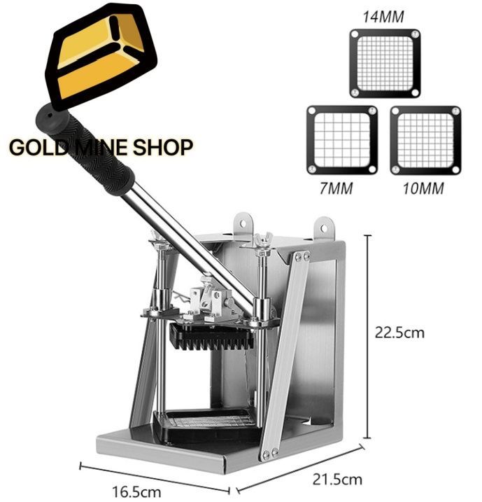 壁掛け式手動フライドポテトカッター、7mm/10mm/14mmの業務用 壁掛け式手動フライドポテトカッター、7mm/10mm/14mmの業務用