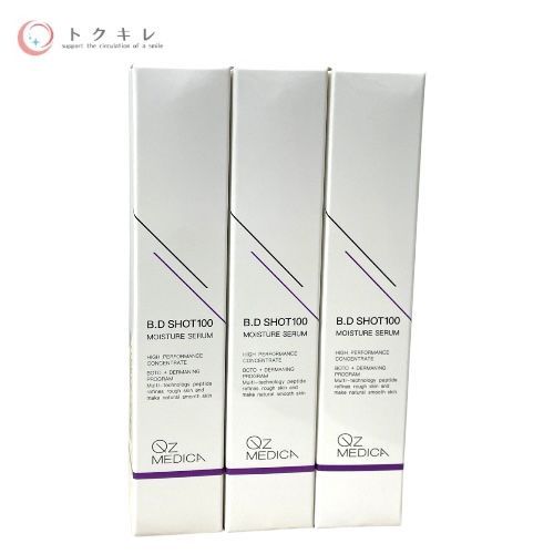 トクキレ】Qz MEDICA B.D SHOT100 モイスチャーセラム 25ml×3本セット
