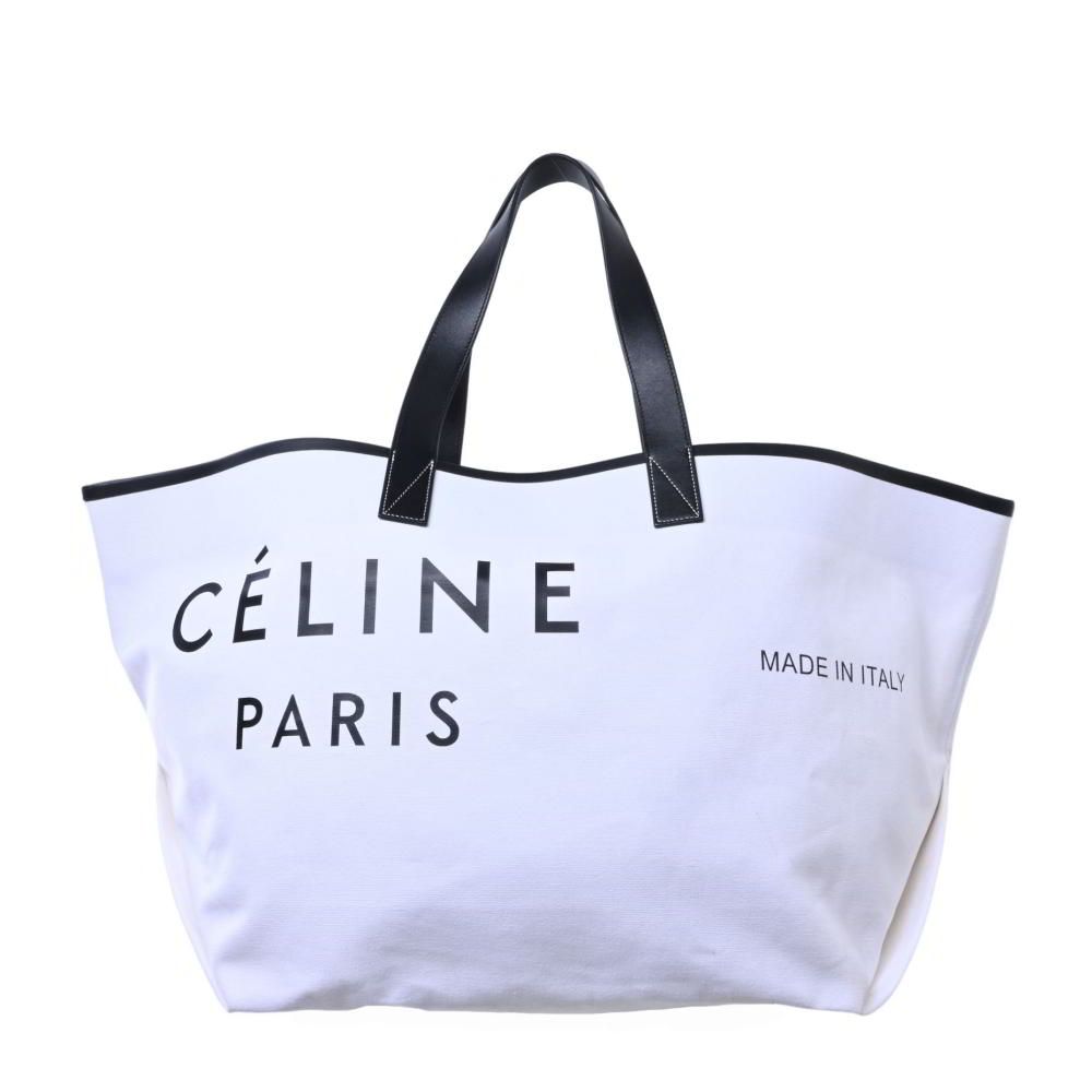 CELINE キャンバス バイ ロゴ トートバッグ
