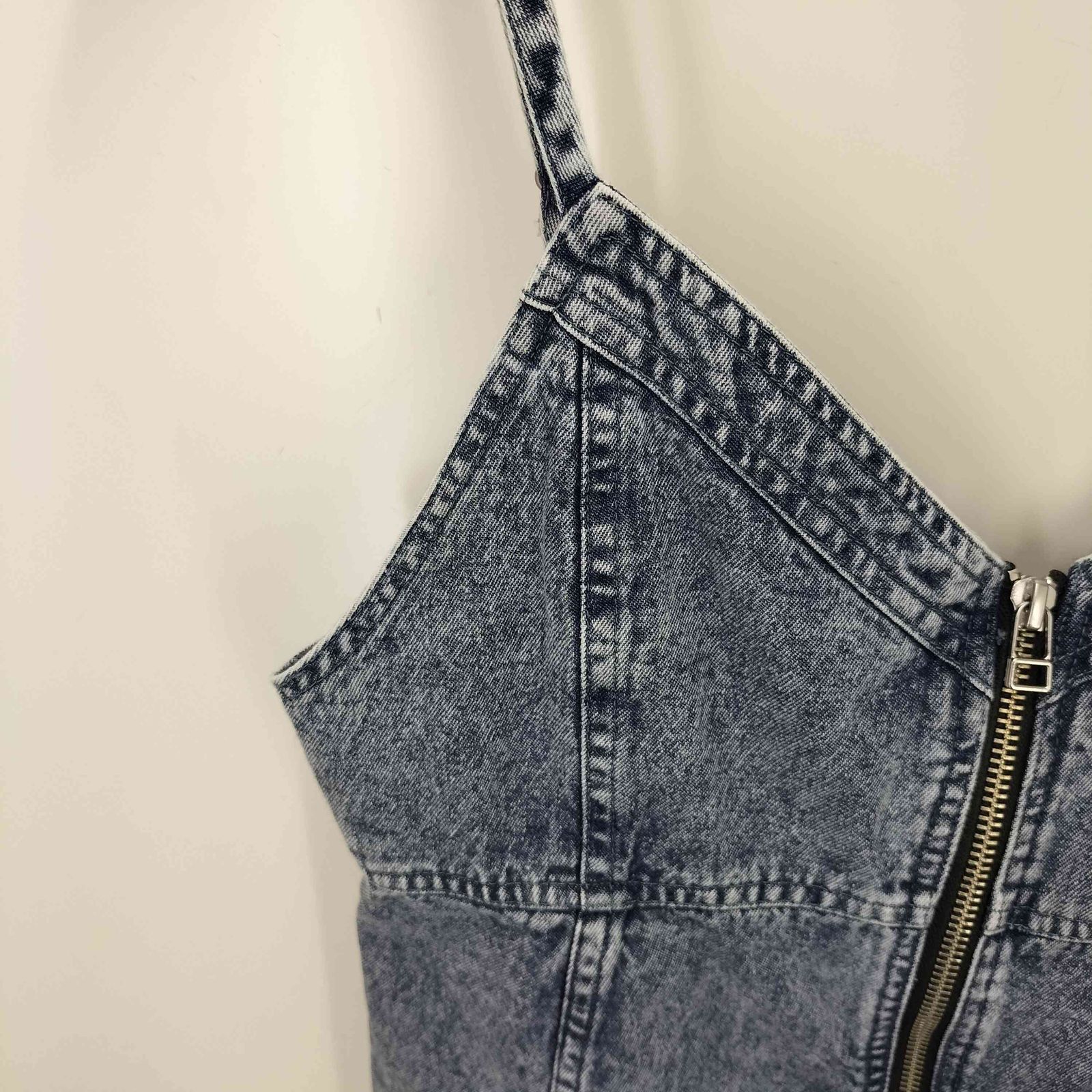 JEANASIS キャミ（フロントジップキャミ:ミクキャミ） JEANASIS（ジーナシス）の「【完全受注生産】front zip cami