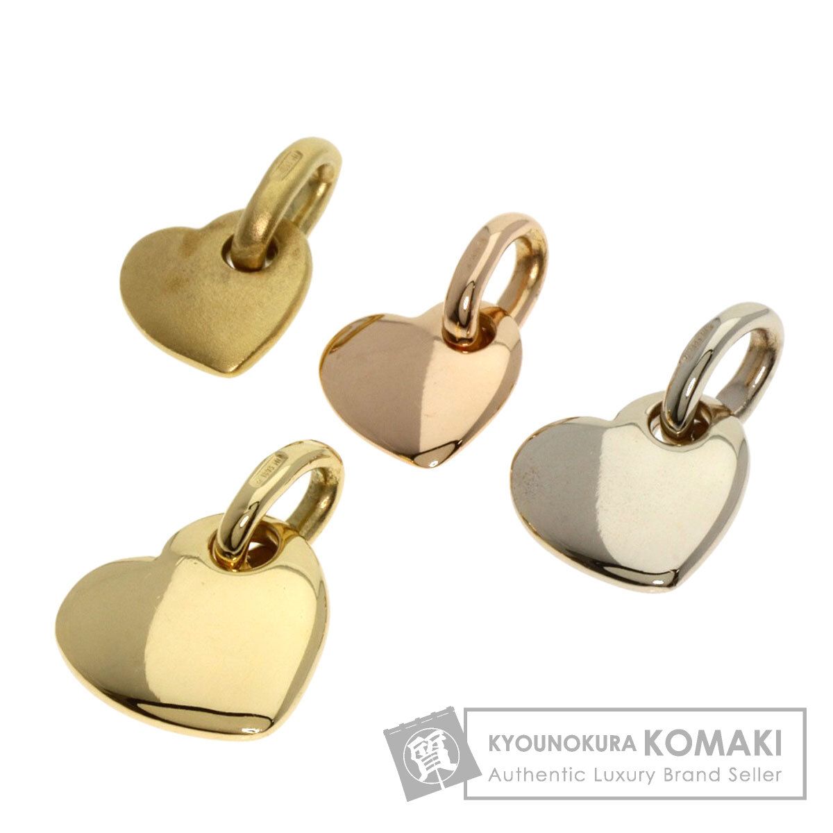 ポメラートpomellato ハートチャーム3点 Pomellato ポメラート ハート チャーム 4点セット ペンダント
