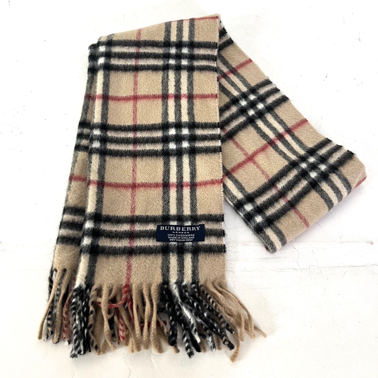 Burberry ノバチェック　マフラー バーバリー ノバチェックマフラー - メルカリ