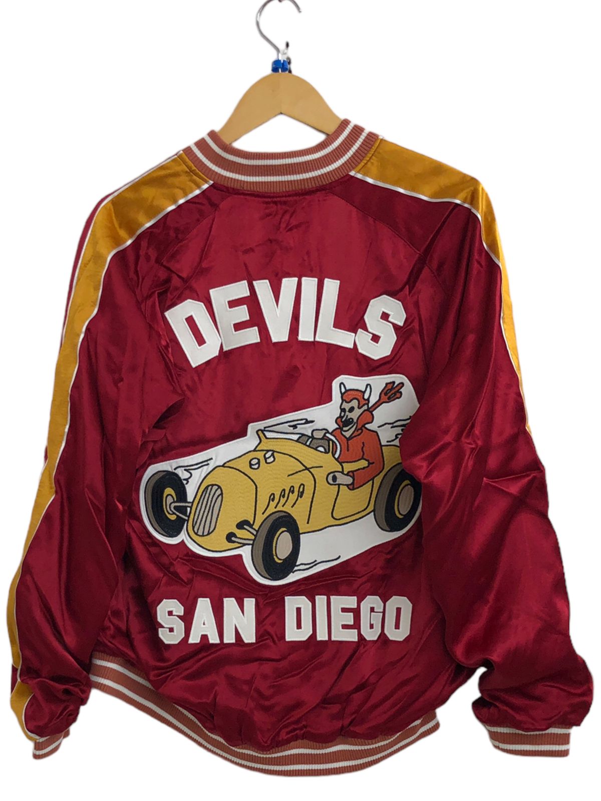 HOUSTON (ヒューストン) RAYON AWARD JACKET（DEVILS）レーヨン 