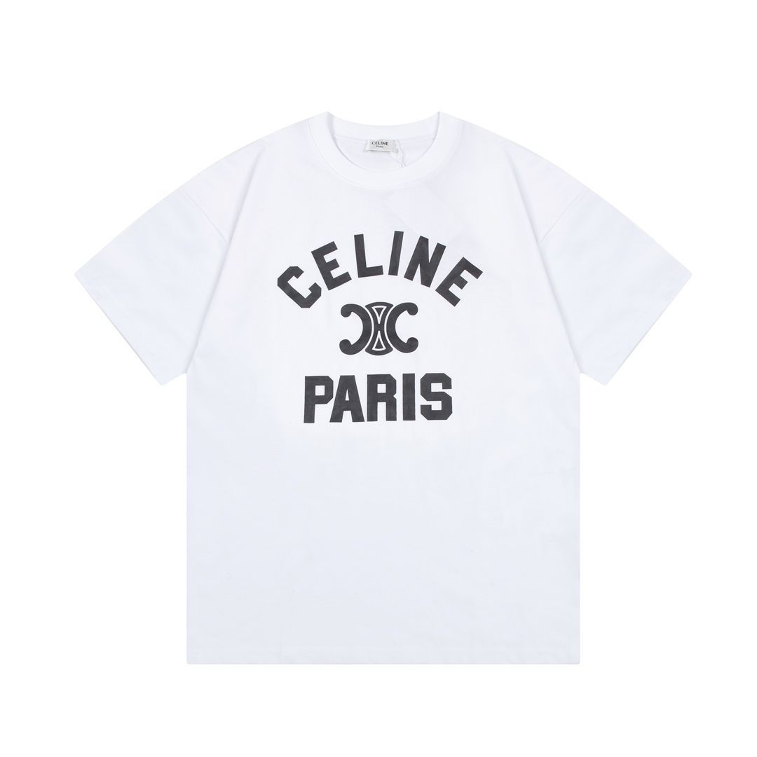 新品 CELINE セリーヌトリオンフTシャツS-XL