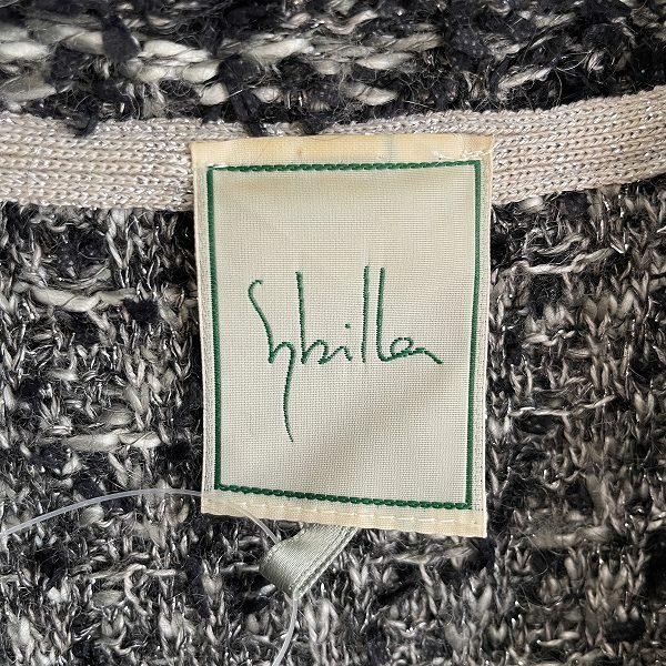 Sybilla シビラ ツイード ダブルコート グレー系 レディース M Sybilla シビラ ツイード ダブルコート グレー系 レディース M