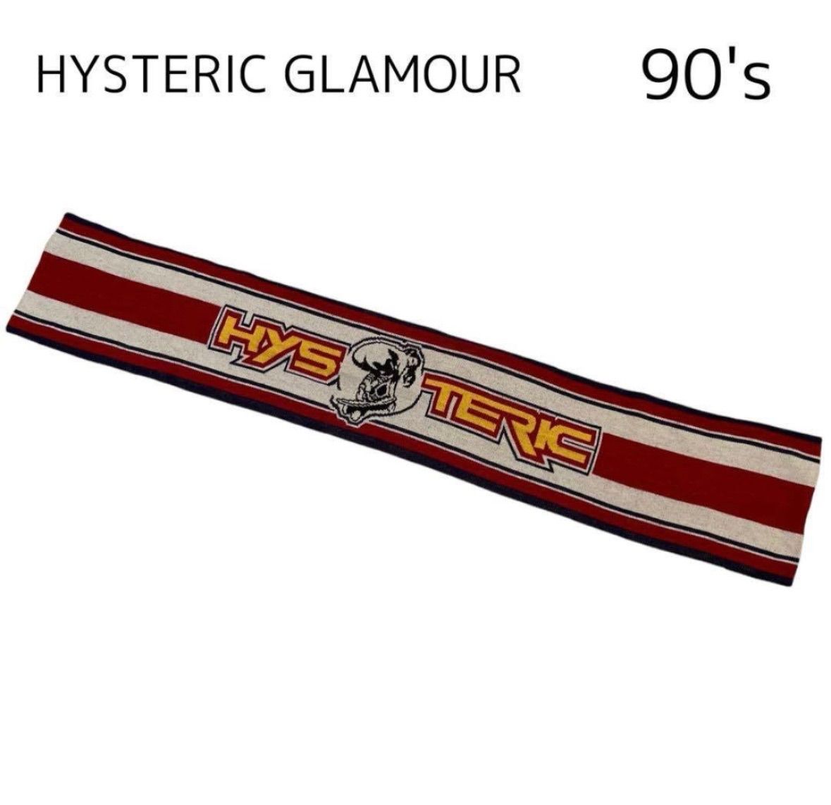 HYSTERIC GLAMOUR 90 s ガールグラフィック マフラー