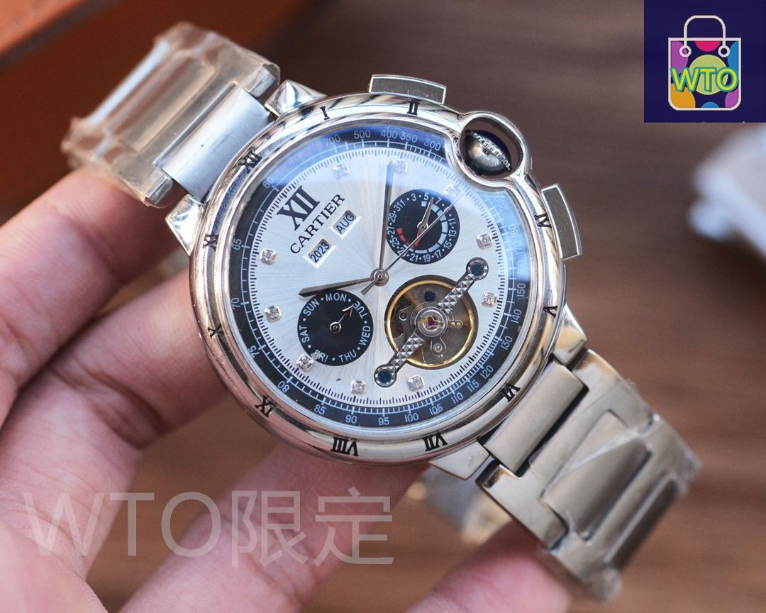 今日WTO】CARTIER カルティエ マルチファンクションスチール