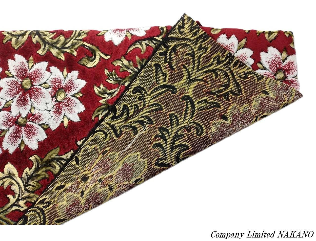 トラック用 金華山 生地 桜 SAKURA レッド 約300×1000mm のり