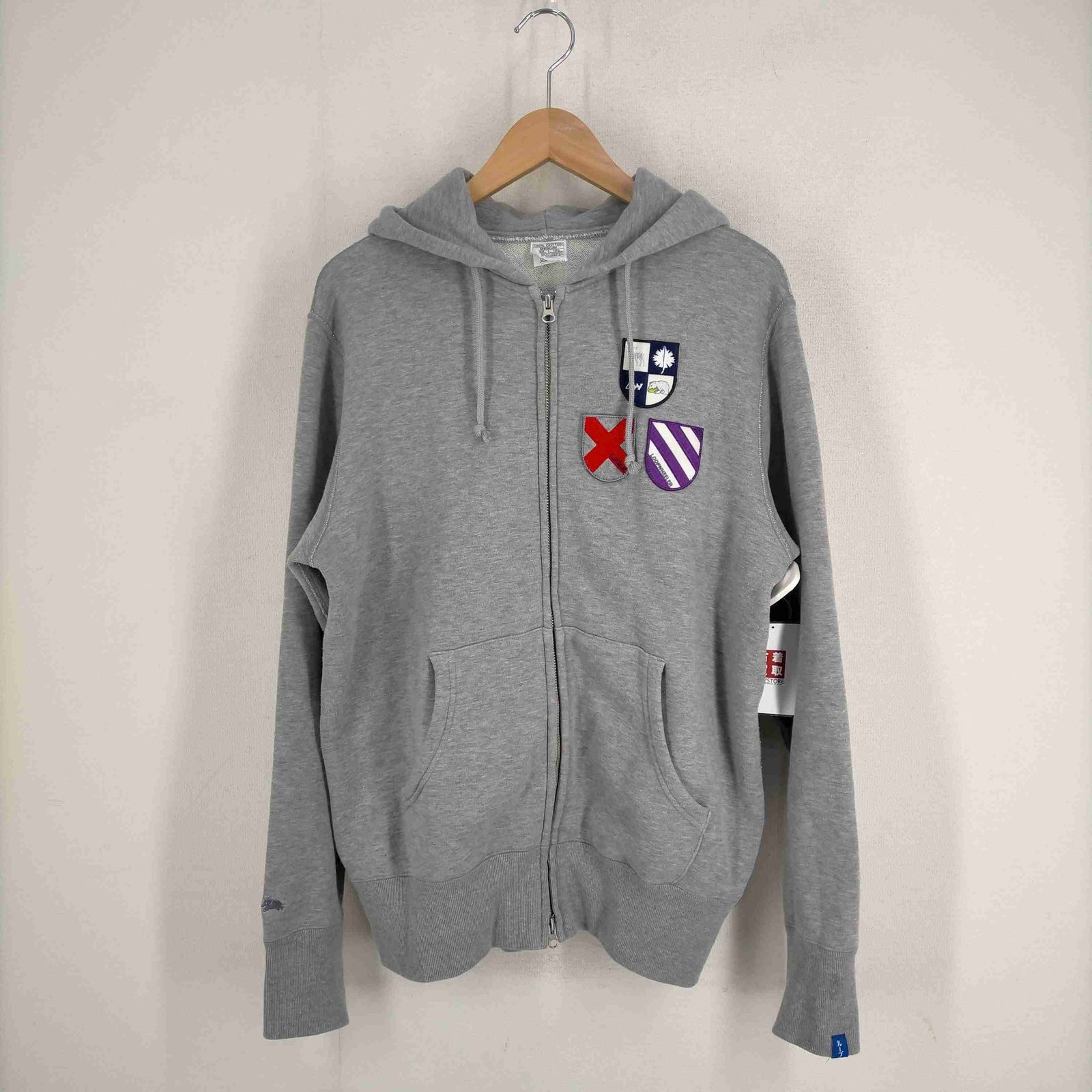 希少品✨ループウィラーワッペン付きパーカー LOOPWHEELER ループウィラー 希少品 15周年 記念 受注 パーカー