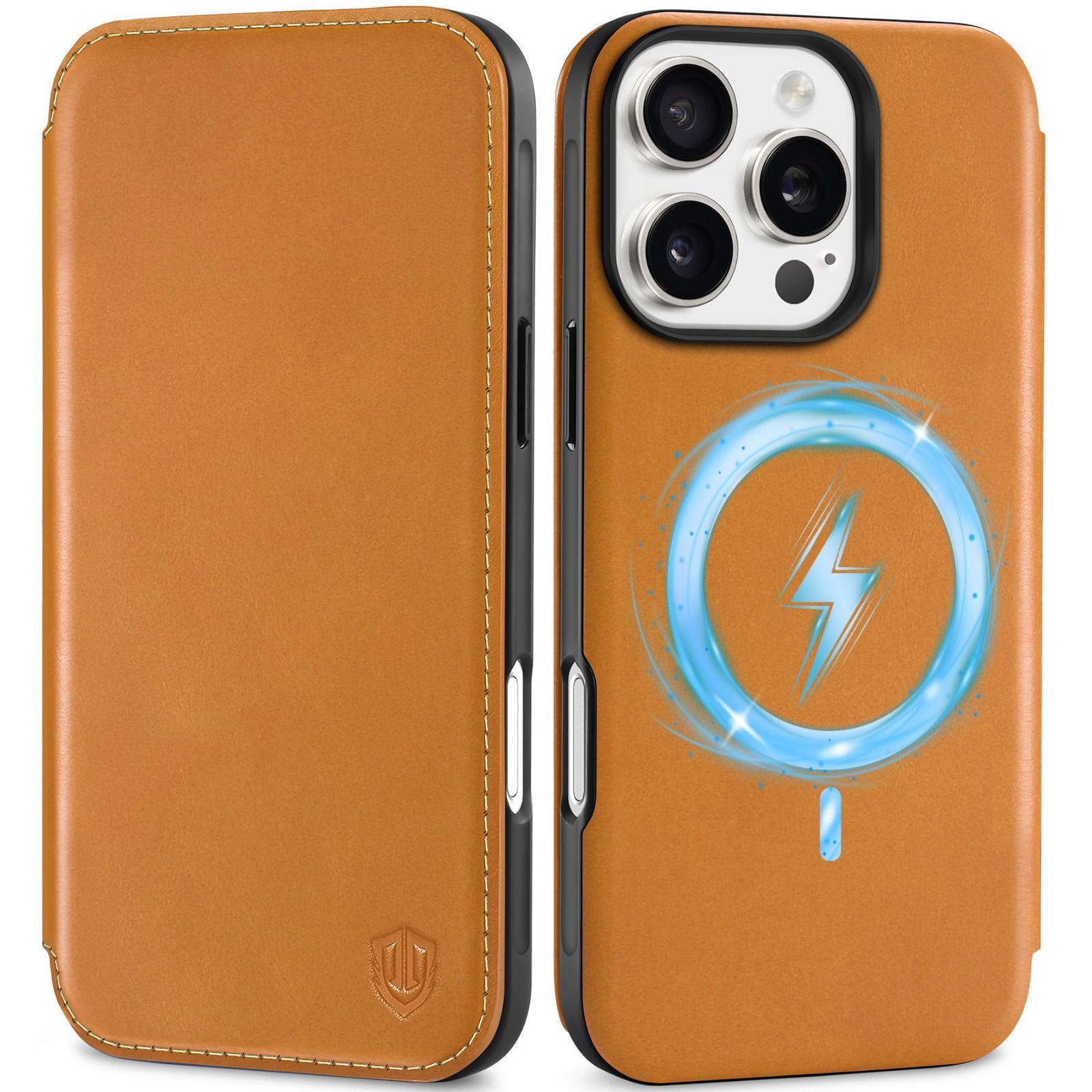 【特価セール】スマホカバー カード収納 対応 マグネット内蔵 対応 衝撃吸収 プロ [RFIDブロッキング] 16 全面保護 アイホン あいふぉん 16 本革 プロ 手帳型 対応 ケース スマホケース 2024年発