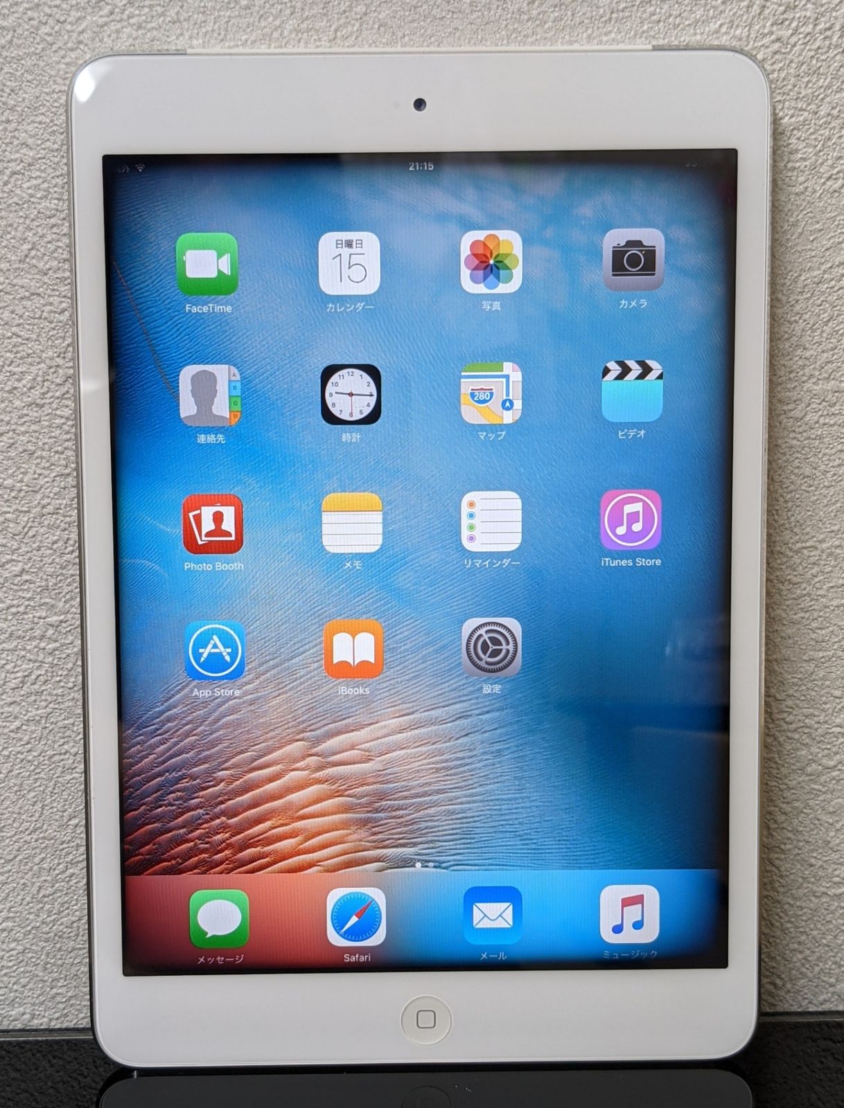 ◇ジャンク☆画面焼け有 アップル au iPad mini 16GB Wi-Fi Cellular