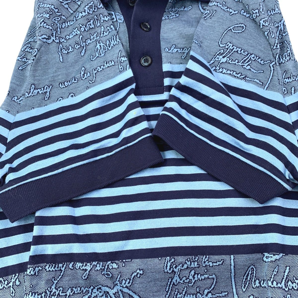 中古】 Berluti ベルルッティ ポロシャツ ストライプ スクリット 