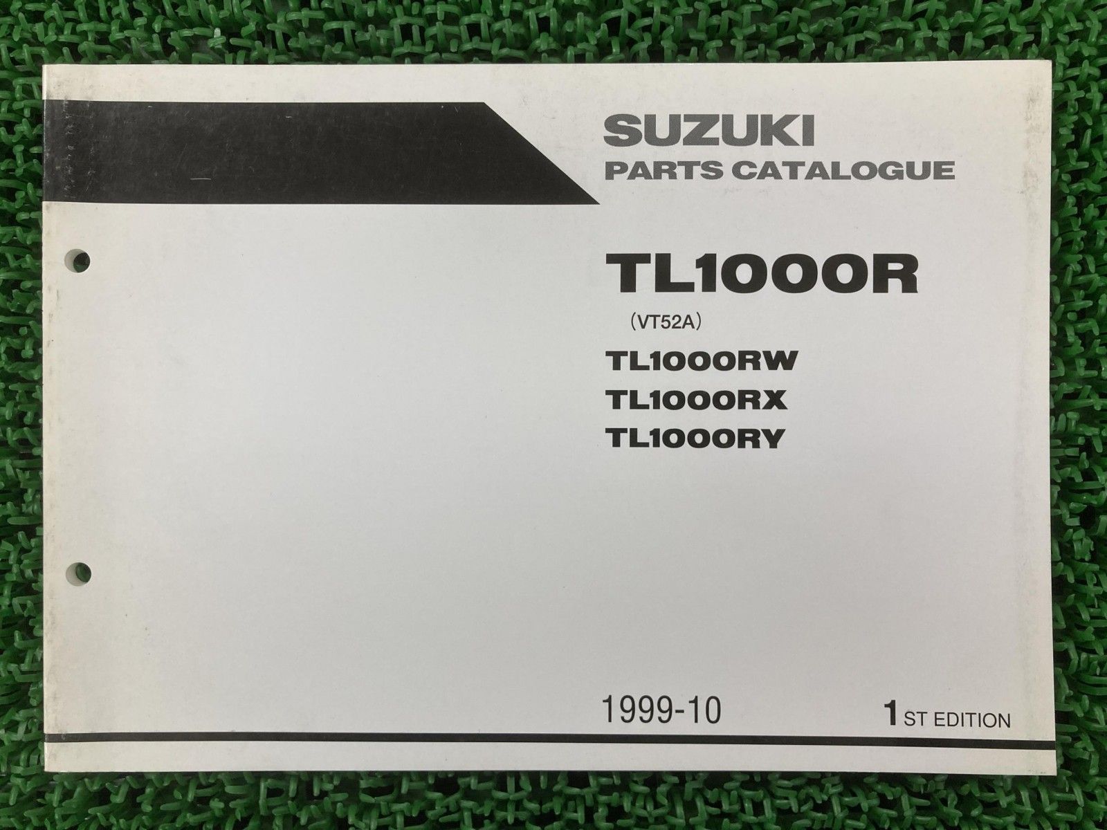 TL1000R パーツリスト 1版 TL1000RW RX RY VT52A スズキ 正規 中古 バイク 整備書 TL1000RW TL1000RX TL1000RY VT52A 英語版 GU gL