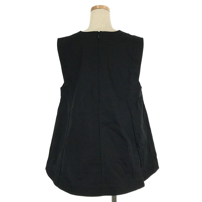 【美品】  JIL SANDER / ジルサンダー | コットン キーネック スリーブレストップス | 36 | ダークネイビー | レディース JIL SANDER / ジルサンダー | コットン キーネック スリーブレス