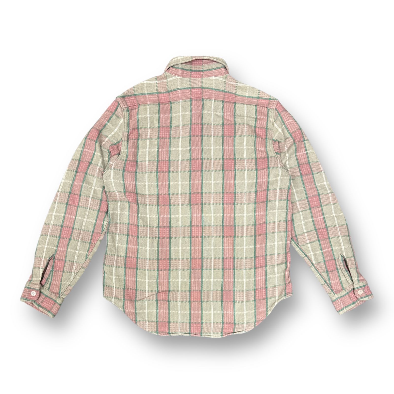 定価31900円 UNUSED 21SS Check nel shirt チェックネルシャツ アン ...