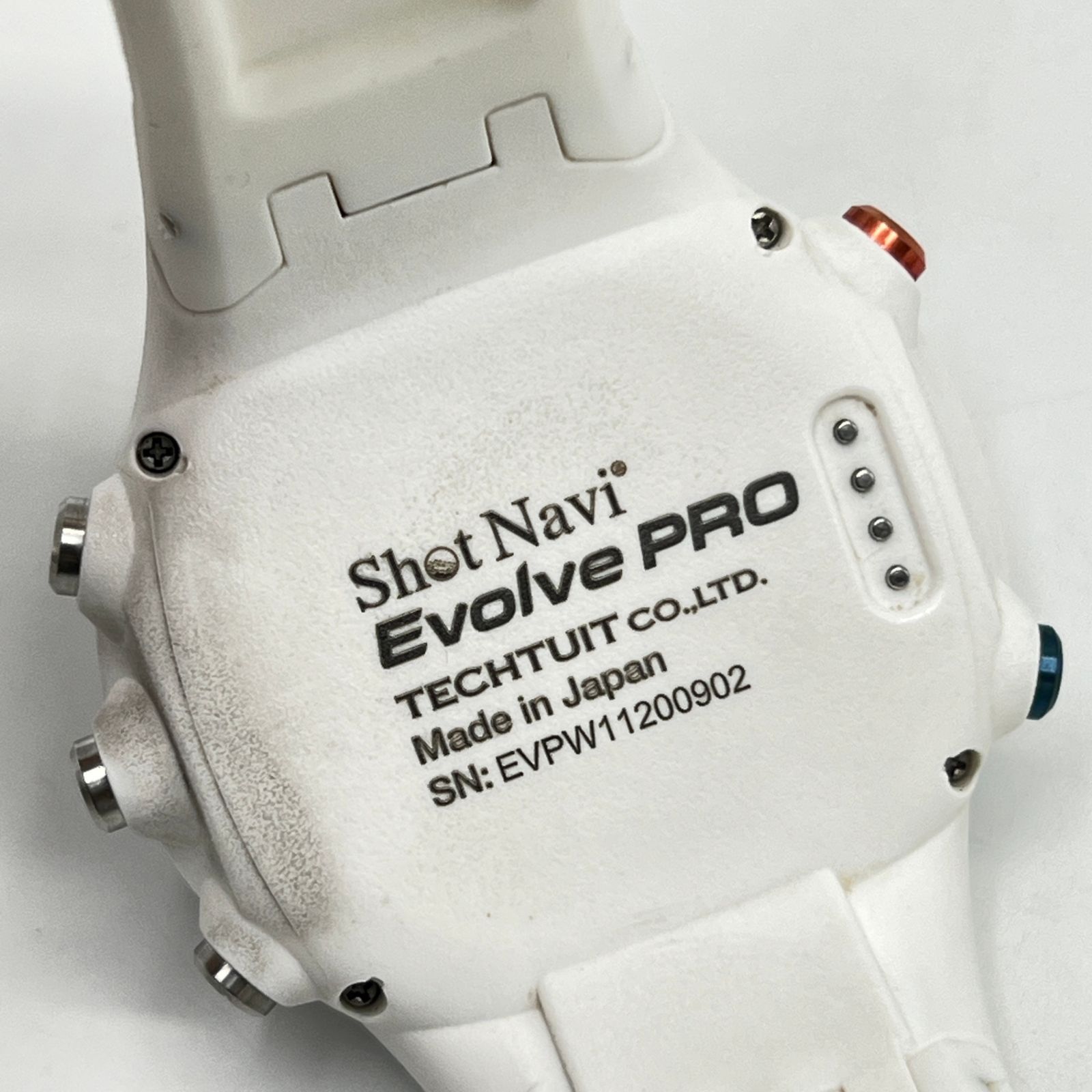 ShotNavi Evolve PRO ホワイト 腕時計型GPSゴルフナビ ショット