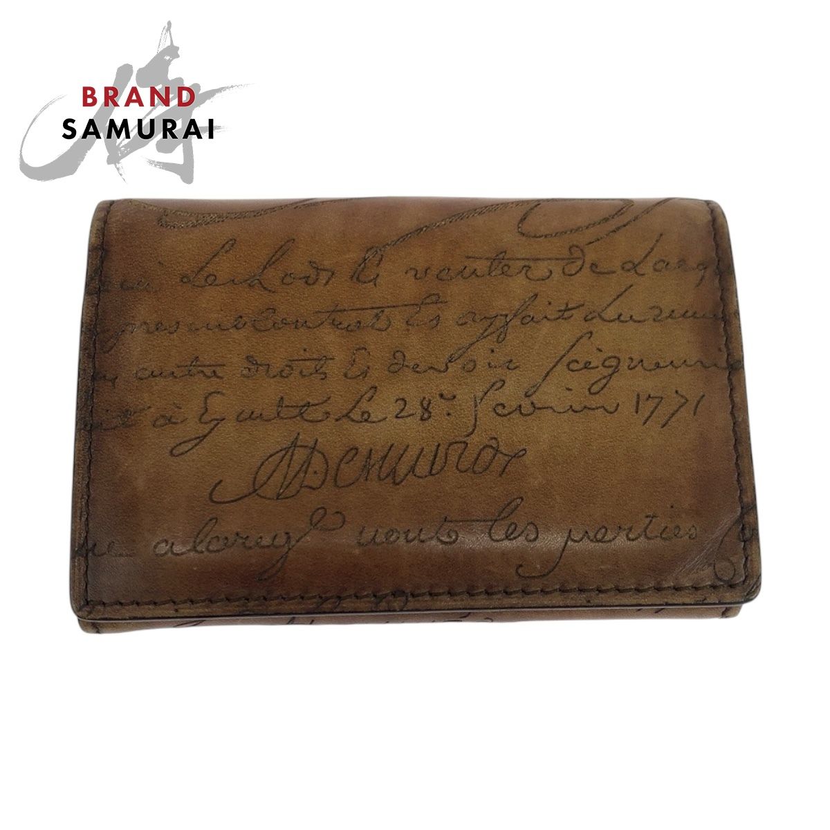 BERLUTI インブイア 名刺入れ カード ゴールデンパティーヌ 名刺入れ