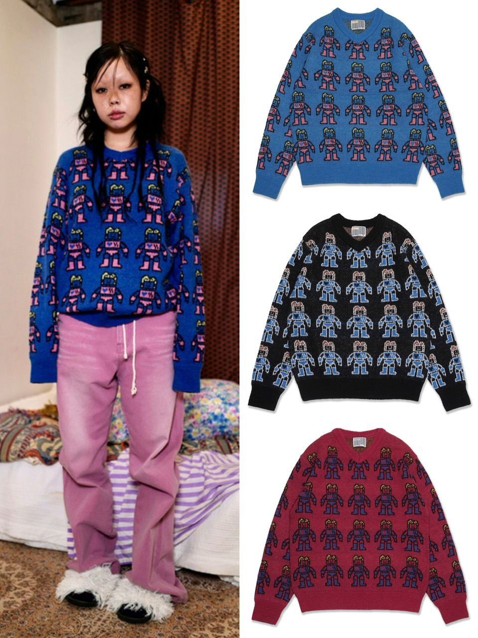 ★YOUTHBATH★ V neck graphic long sleeve Women's Long Sleeve V-Neck - Arctic Cool