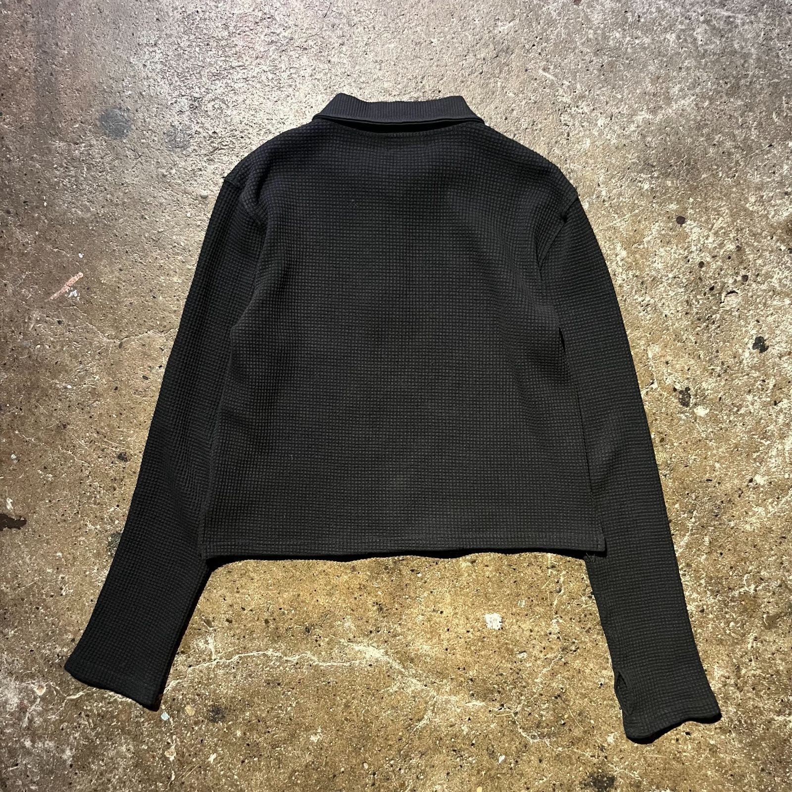 THUG CLUB サーマルポロシャツ サグクラブ TC24PK0201W ワッフル