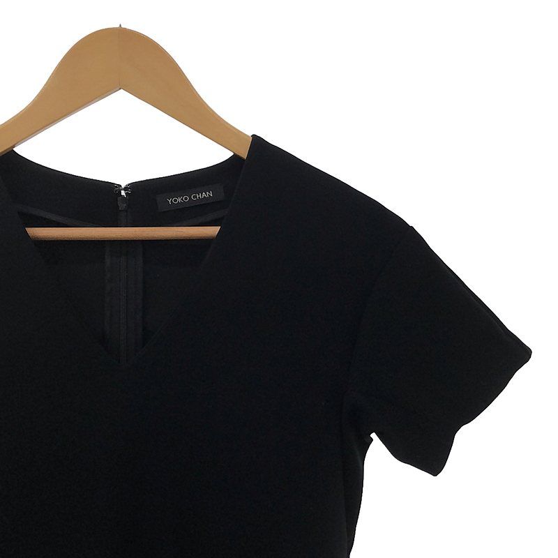 YOKO CHAN / ヨーコチャン | バイカラーVネック ワンピース | 36