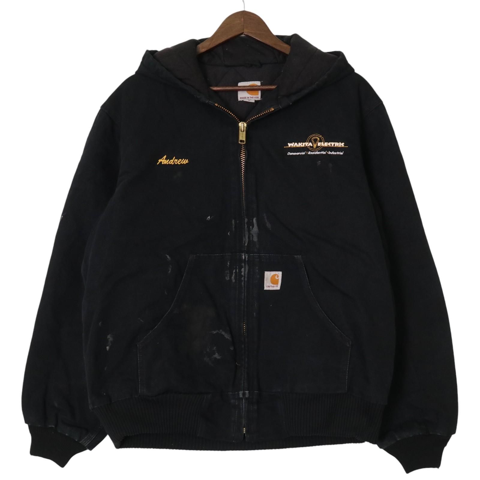 カーハート USA製 carhartt アクティブジャケット 企業 刺繍 企業ロゴ 