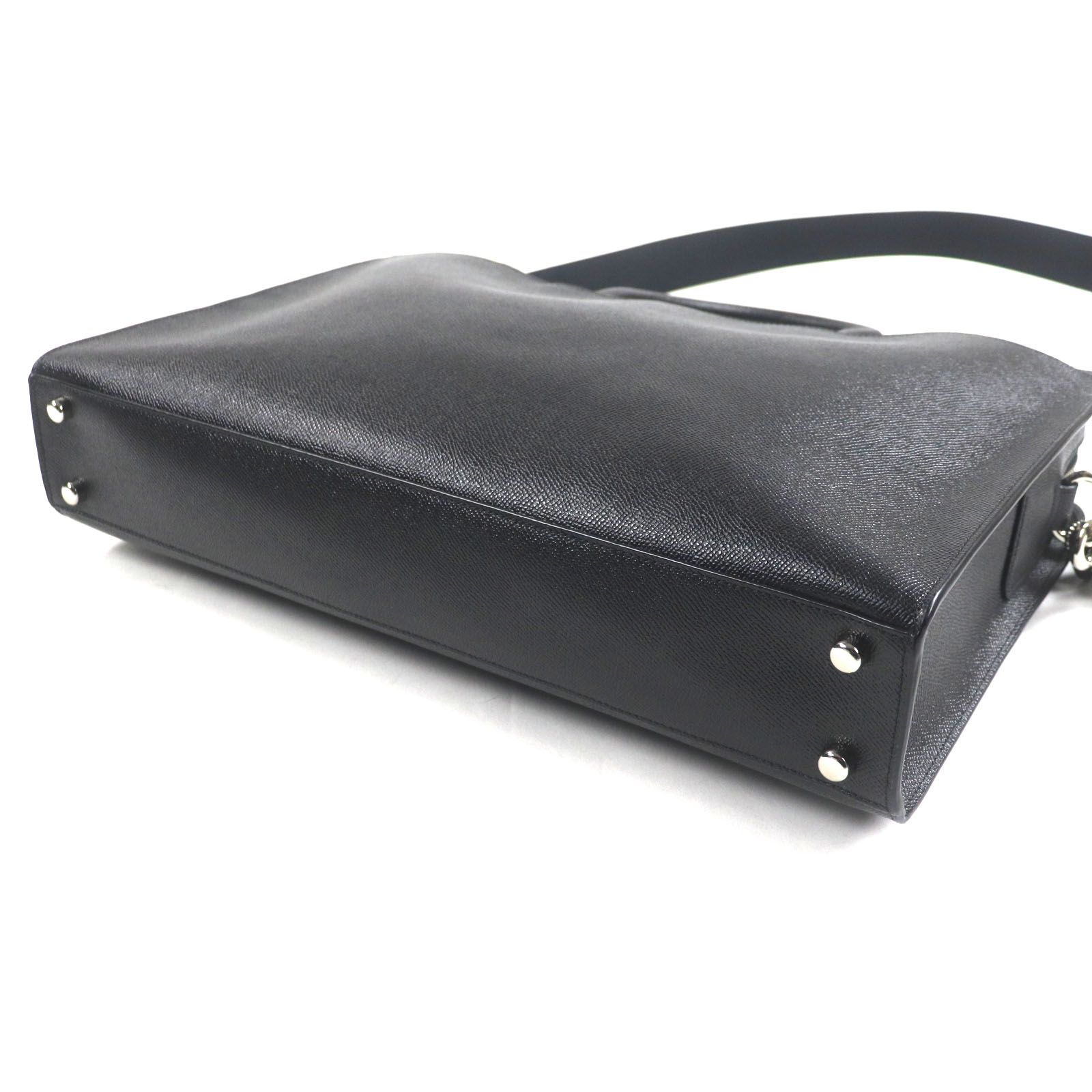 【極美品】COACH レザートートバッグ ベケット 2way シボ革 黒 極美品コーチ ビジネスバッグ 2way ベケット ビジネストート ブラック