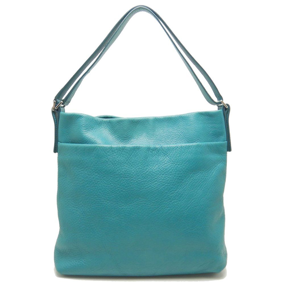 HIROFU ヒロフ ショルダーバッグ レザー ターコイズ / 251006【中古  