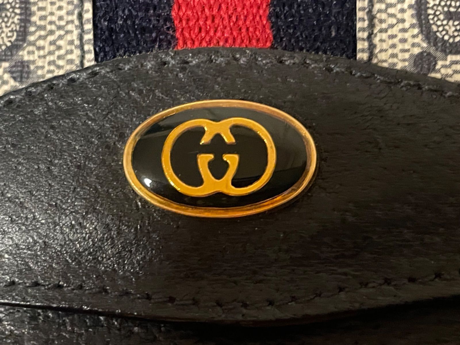 ✨希少✨美品✨GUCCI グッチ メガネケース ペンケース シェリーライン 本革 ✨希少✨美品✨GUCCI グッチ メガネケース ペンケース シェリー