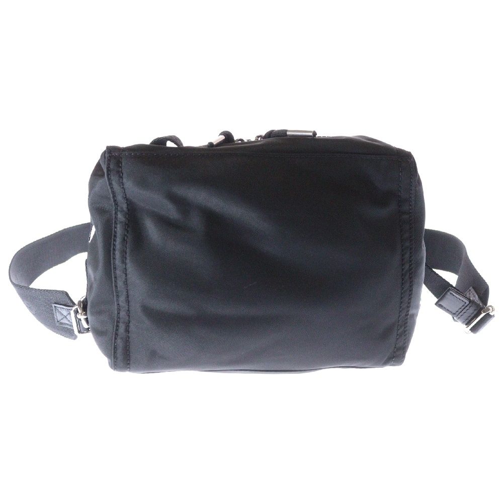 GIVENCHY ジバンシィ G-ZIP TOILET BAG ラウンドジップ トイレタリー ナイロンショルダーバッグ ブラック BK60EDK