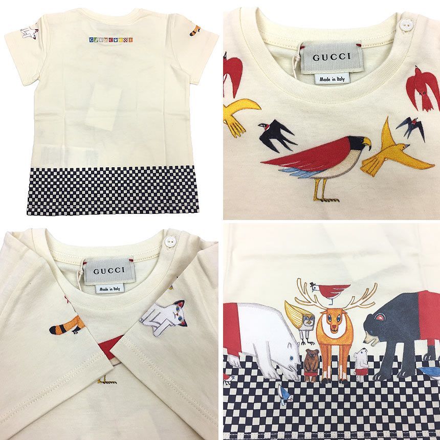 GUCCI グッチ ベビー クルーネック 半袖 Tシャツ 18/24mサイズ 型番：20192656 子供用【未使用】aq8770 - メルカリ