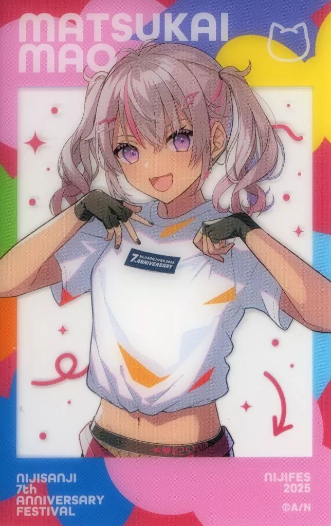 中古】キャラカード 魔使マオ 「バーチャルYouTuber にじさんじ