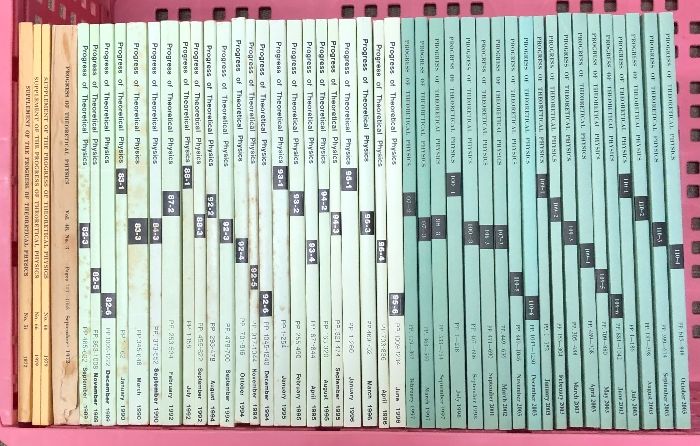 2 PROGRESS OF THEORETICAL PHYSICS まとめて 40冊以上 不揃い 物理 理論物理学の進歩