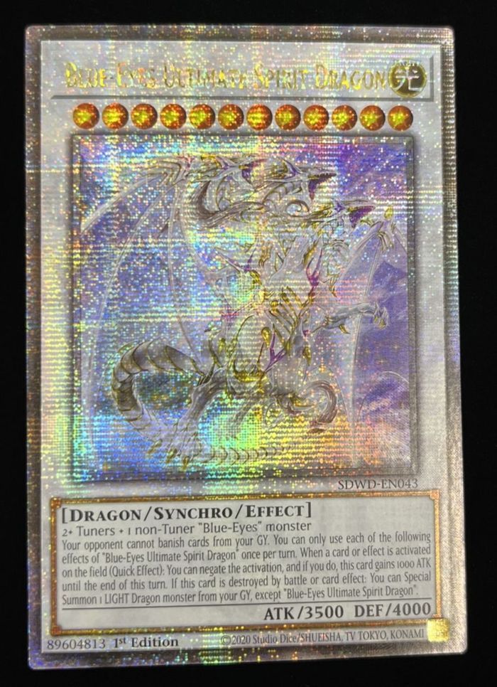 遊戯王 英語版(EU版) 青眼の究極霊竜 クオーター 25th 美品 SDWD 遊戯王 英語版(EU版) 青眼の究極霊竜 クオーター 25th 美品 SDWD