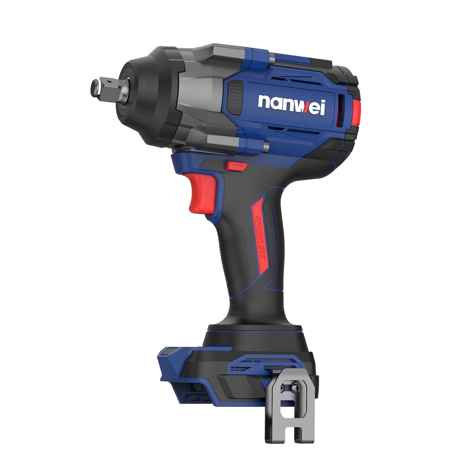 NANWEI 充電式インパクトレンチ 最大トルク1000N·m マキタ18Vバッテリー対応 1|2インチ電動インパクトレンチ ブラシレスモーター 3段階出力 無段変速 ボルトの締付 緩め ホイール交換 本体のみ