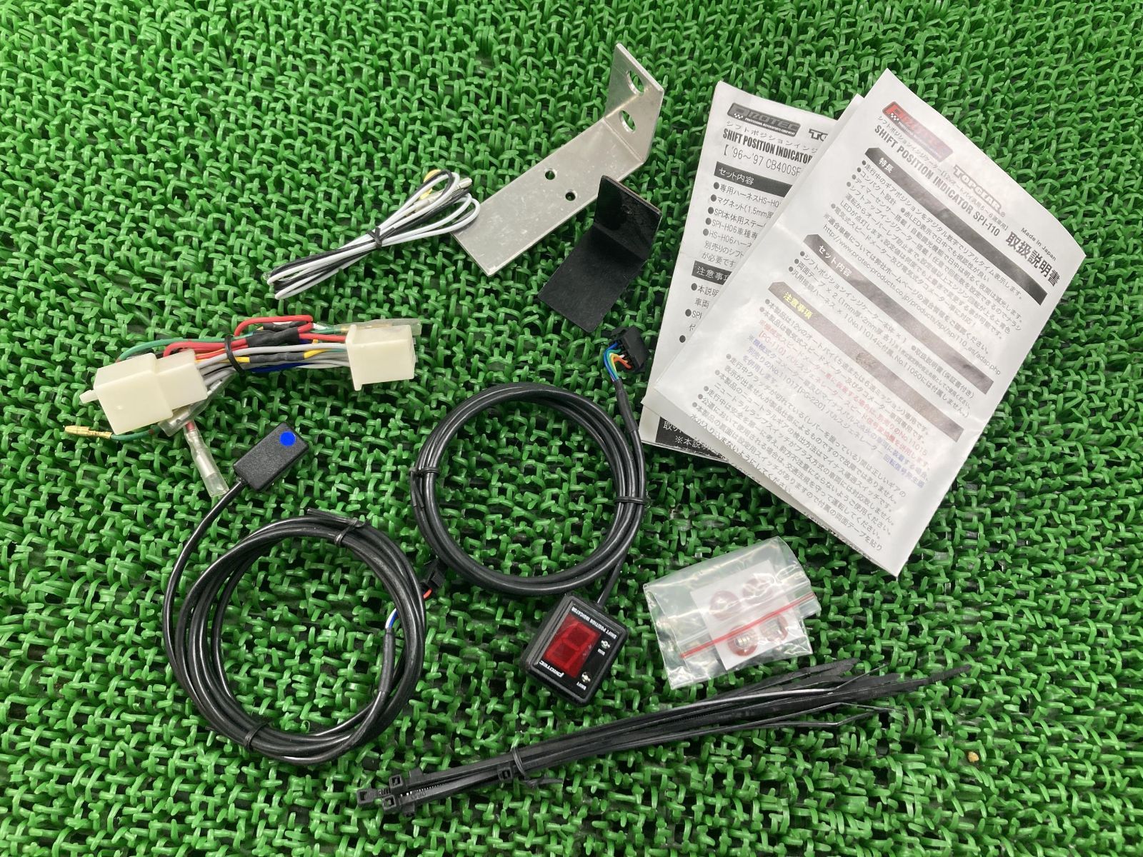 プロテック製CB400SF シフトポジションインジケーター 社外 中古 NC31 96-97年 メーター コンディション良好 割れ欠け無し 品薄