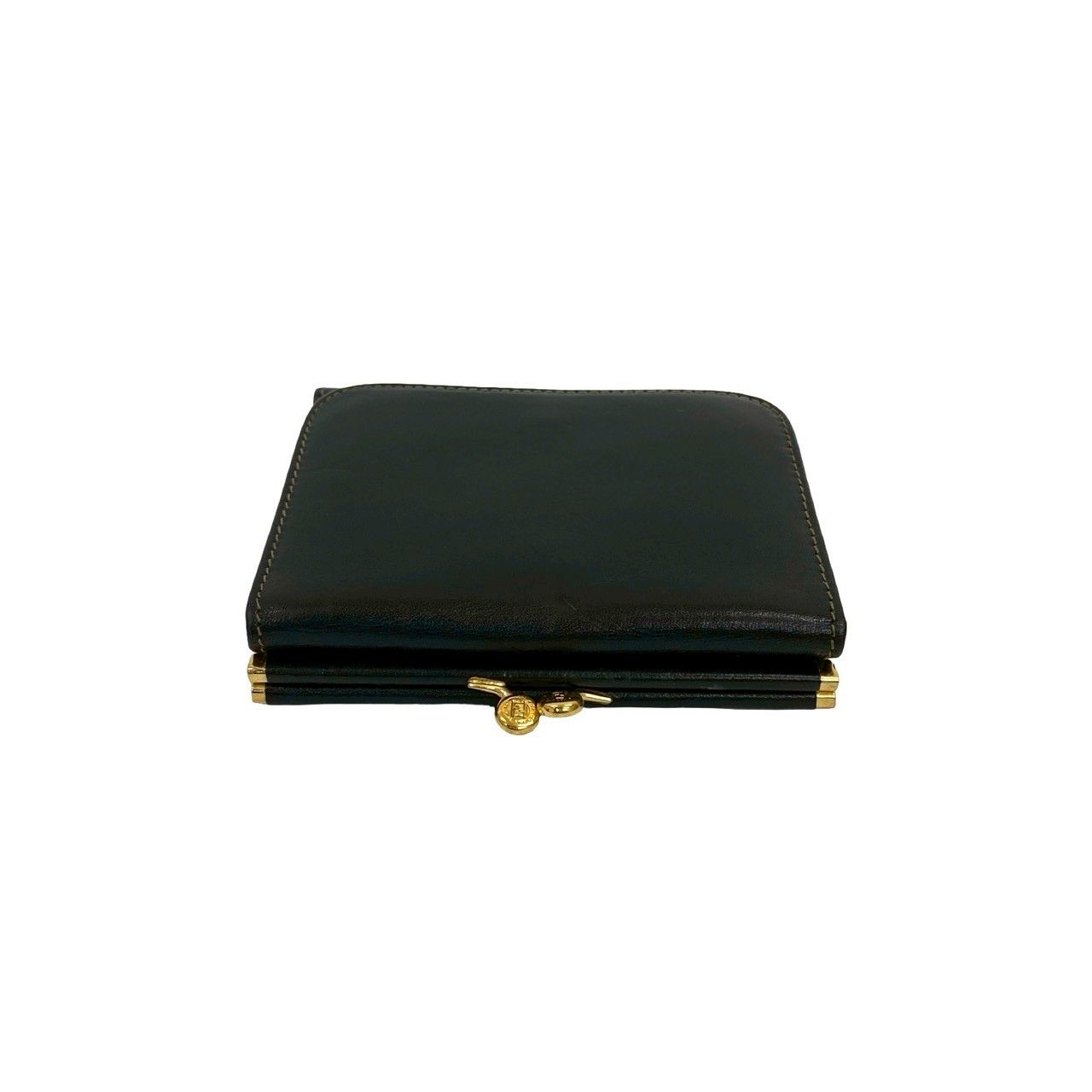 FENDI 財布 極 美品 箱付 FENDI フェンディ ズッカ FF 柄 レザー 本革