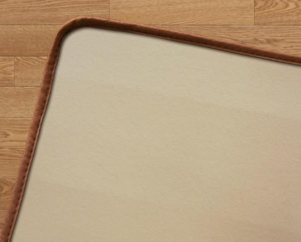 【本物保証、送料無料】 はっ水 はつ油 抗カビ 抗菌 防炎機能付きフローリング調ダイニングラグ Natur ナトゥーリ 60×250cm ホワイト 簡約な