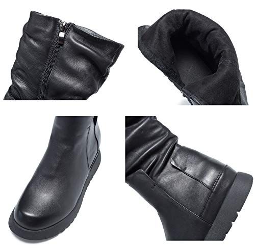 ショートブーツ 本革