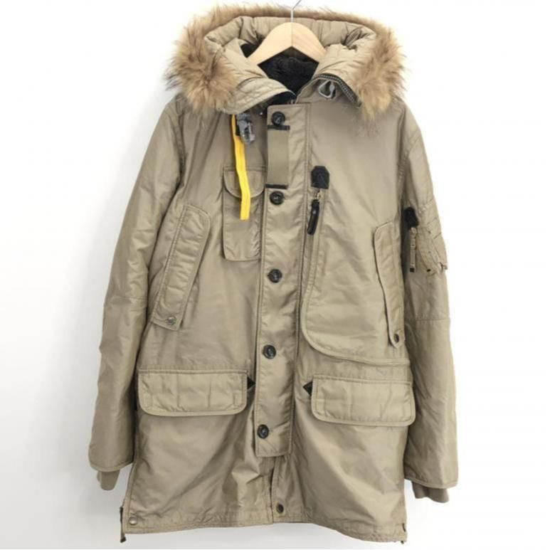 【中古】Parajumpers ダウンジャケット M ベージュ パラジャンパーズ[10]