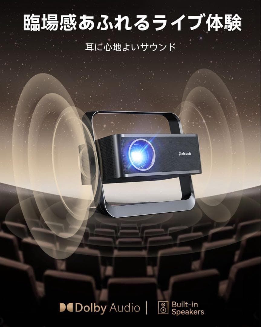 Netflix公式ライセンスプロジェクターオートフォーカス＆自動台形補正4k対応 Amazon.co.jp: Netflix公式ライセンス・Dolbyサウンド搭載 iSinbox 4K