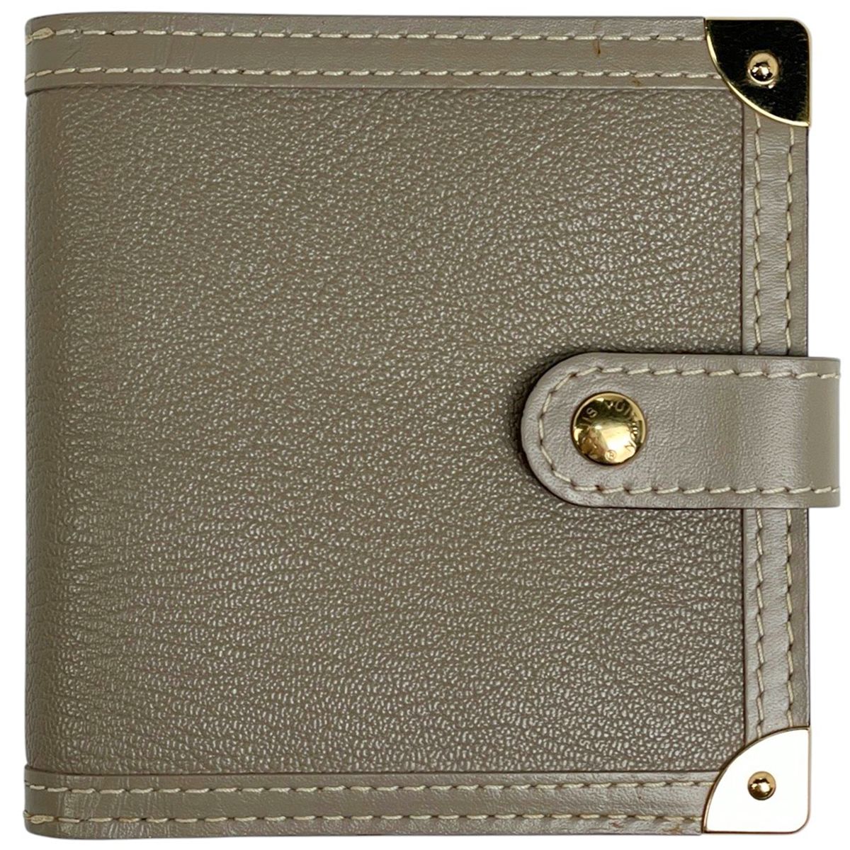 ルイヴィトン 二つ折り財布 スハリ コンパクトジップ M91828 LOUIS