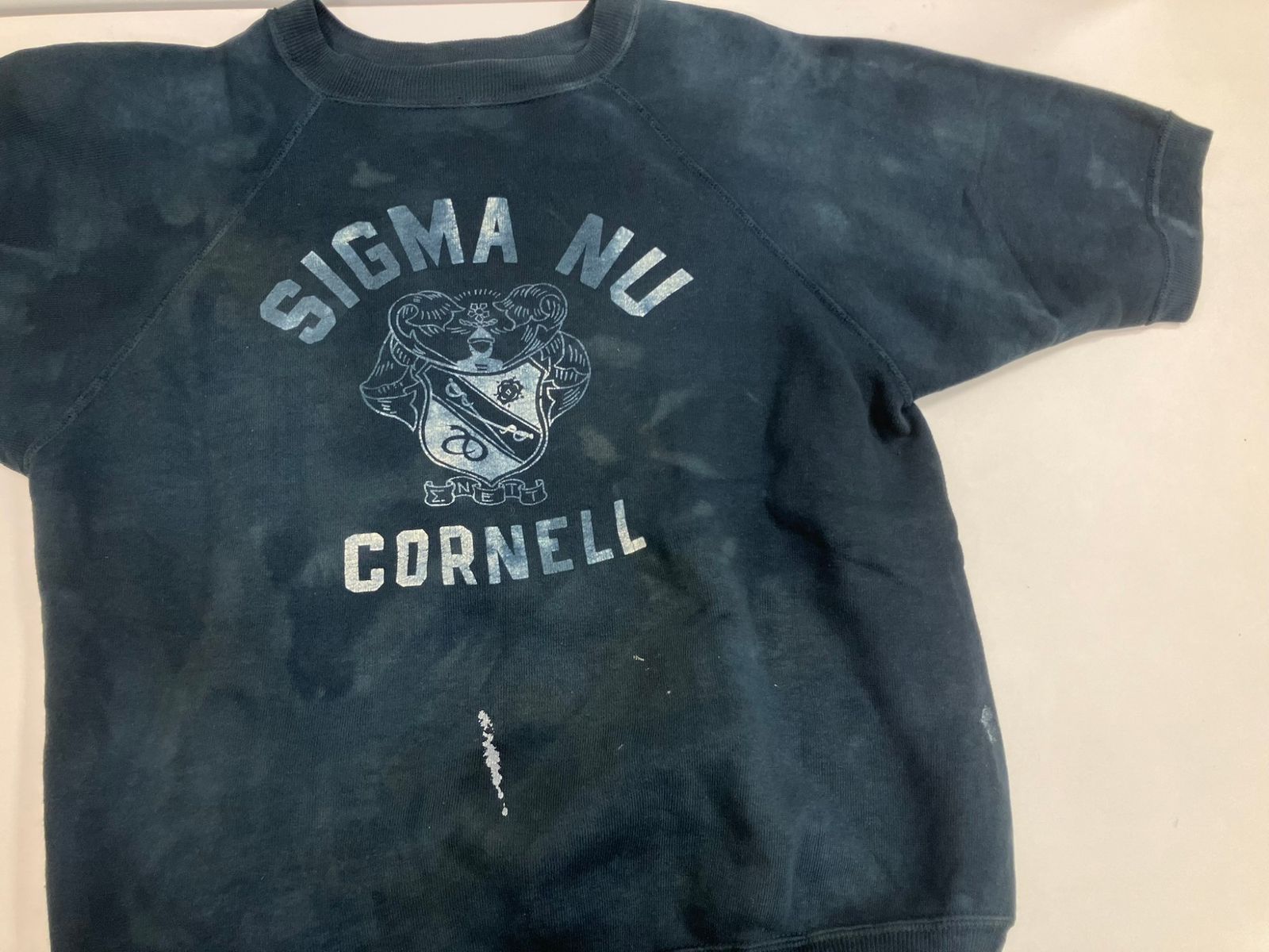 黒★60s チャンピオン半袖スウェットシャツ ヴィンテージ ビンテージ ブラック チャンピオン Champion 60's 60年代 ランタグ 3段プリント カレッジ