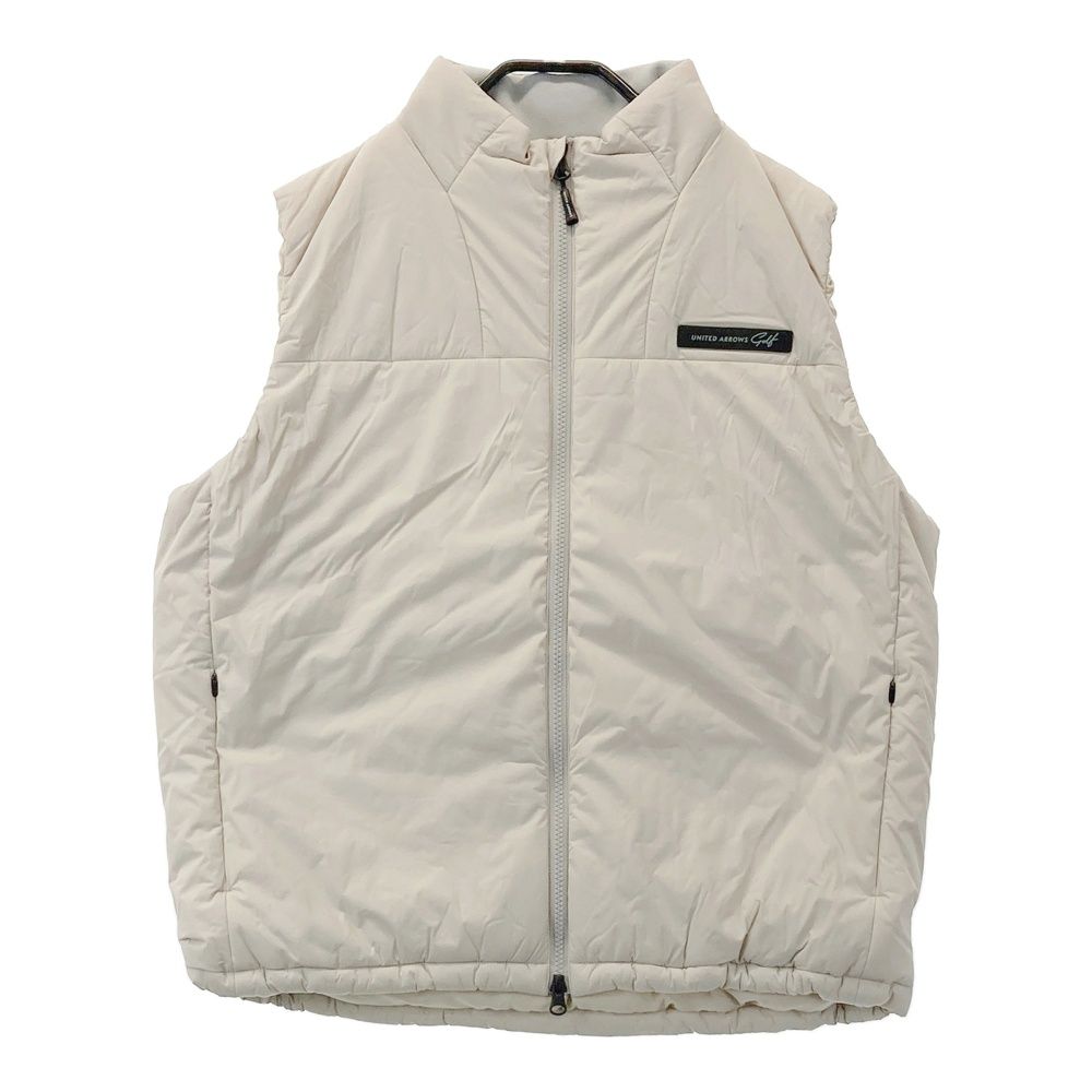 サイズ L UNITED ARROWS GOLF ユナイテッドアローズゴルフ 中綿 ジップベスト ベージュ系 240101395945 ゴルフウェア メンズ ストスト