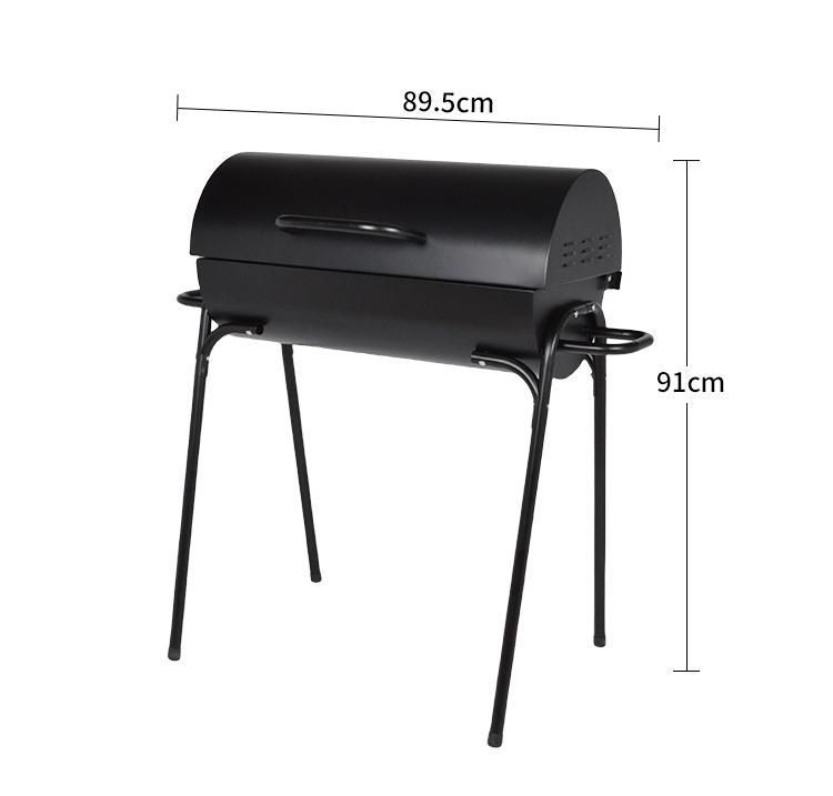 アウトドアポータブルバーベキューグリル 簡単組み立て キャンプ用 厚手炭火BBQグリル 注目シリーズ ZZ520