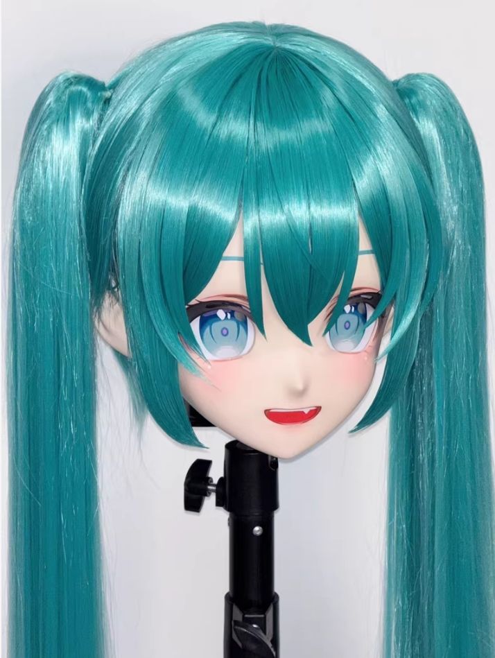 全頭マスク カツラ付き NO.644 マスク ドール ヘッドロリータ人形 コスプレ 仮装 変装 着ぐるみ コスチューム kigurumi